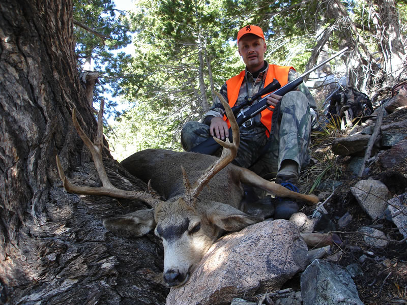 My 2010 mule deer taken with my Browning 270 WSM X-Bolt, Nikon 4-16xSF BDC rifle scope and 140g AccuBond handloads