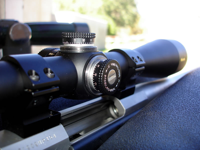 Windage and Elevation Turrets on the Nikon Monarch 4-16xSF BDC Rifle Scope
