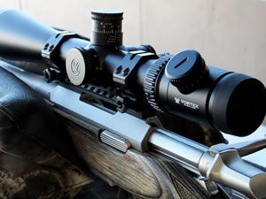 Vortex Viper PST with EGW 20 MOA Picatinny Rail on a Browning A-Bolt Varmint Stainless