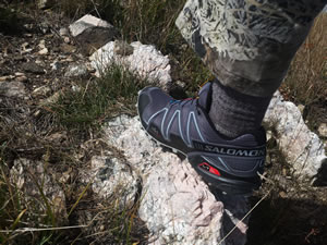 Hunting with Salomon Trail Running Shoes