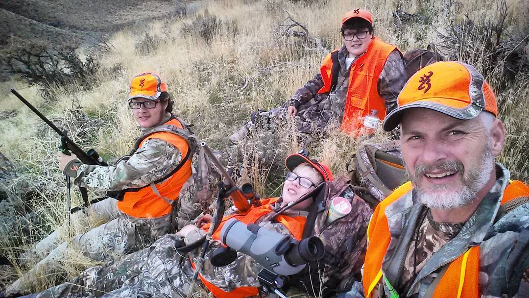 Me and the boys having fun hunting.