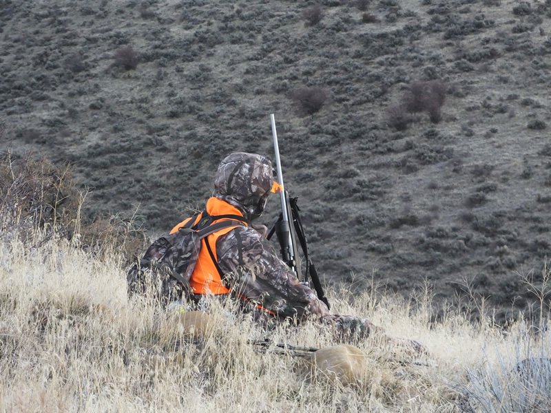 Landen hunting with 270 WSM X-Bolt