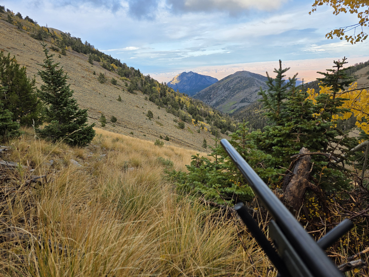 Right after the shot taking my Henry Mountain buck.